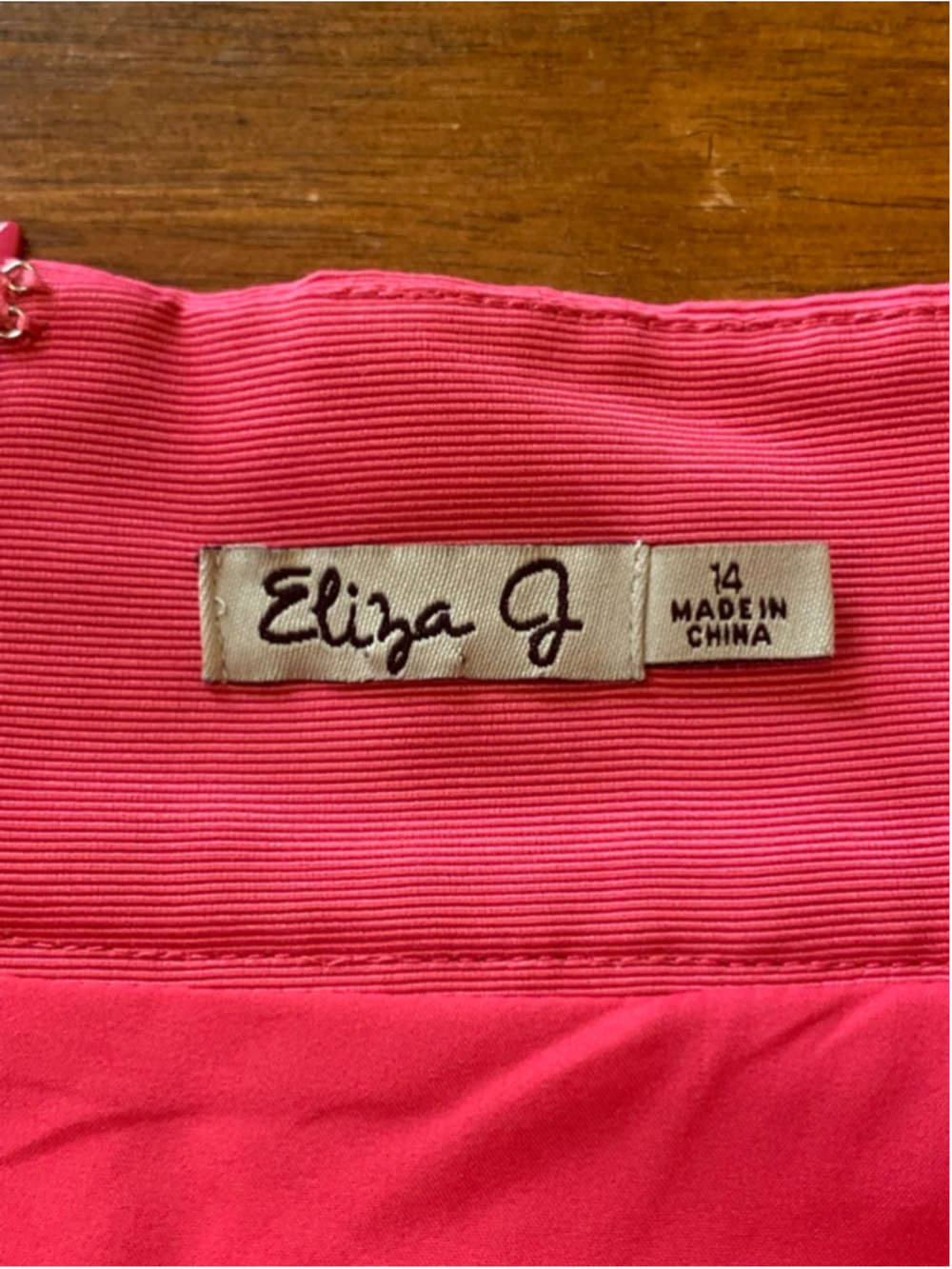 Eliza J. Skirt 14 Fuchsia Full A-Line - Picture 2 of 8